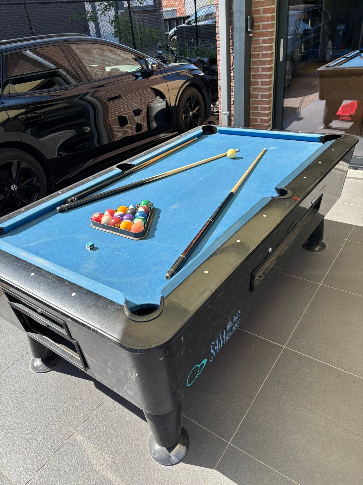 Pooltafel, Sport en Fitness, Biljarten en Poolen, Ophalen, Gebruikt, Pooltafel
