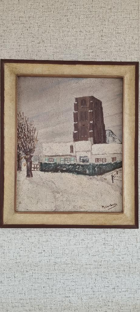 Schilderij A. Vanheule - 2 stuks, Antiek en Kunst, Ophalen