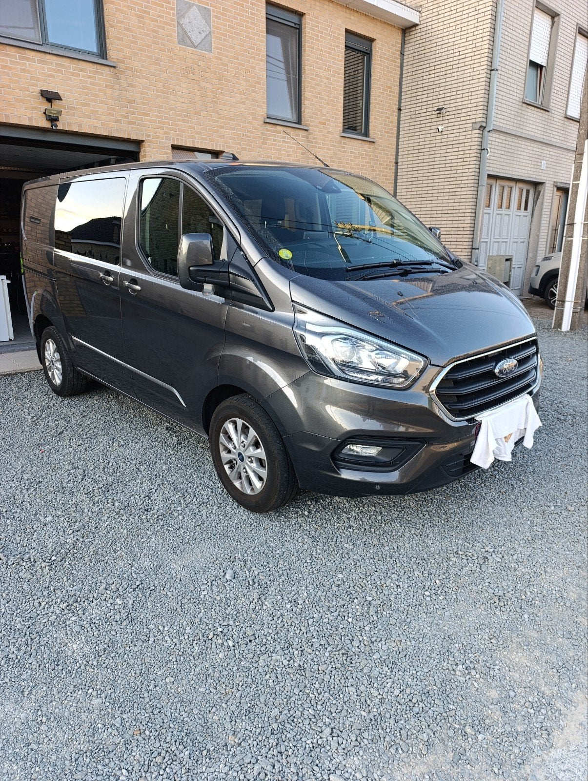 Ford Transit custom, Autos, Ford, Argent ou Gris, 6 portes, Euro 6, Boîte manuelle