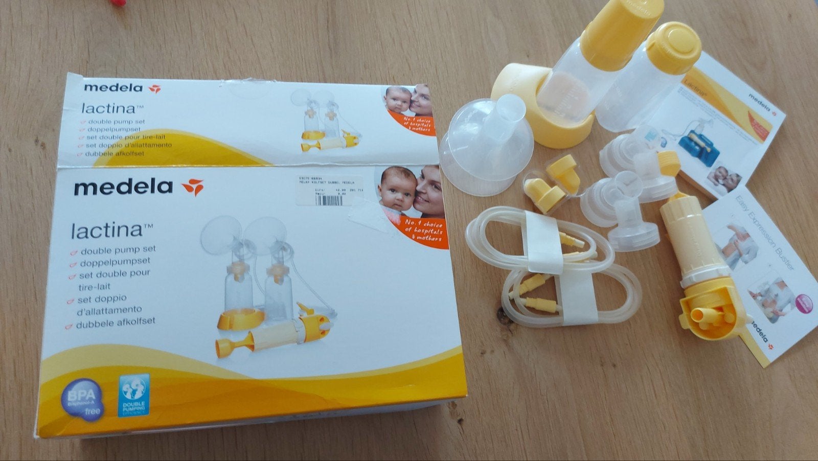 Medela lactina Dubbele afkolfset Proper, Kinderen en Baby's, Gebruikt, Medela, Borstkolf, Ophalen