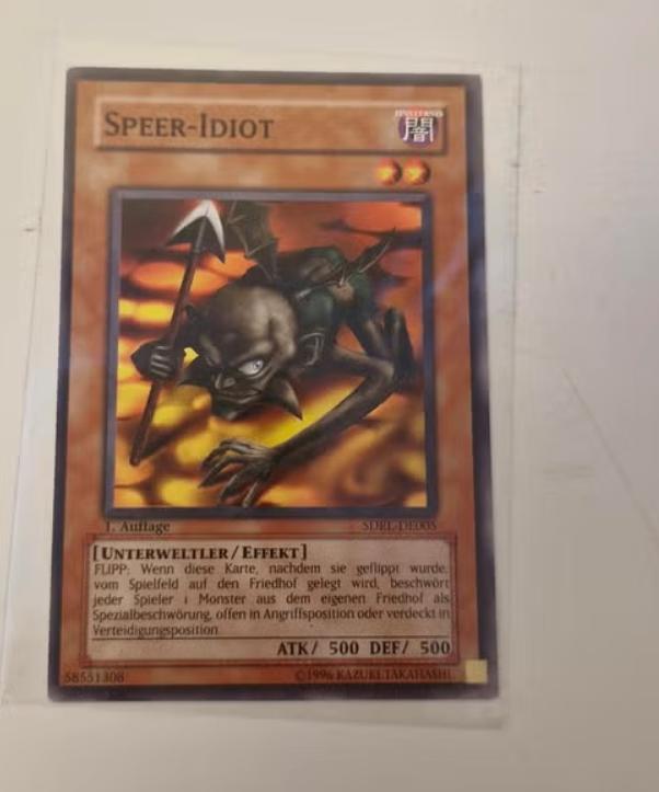 Yu-Gi-Oh ! Carte Speer-Idiot - SDEL-DE005