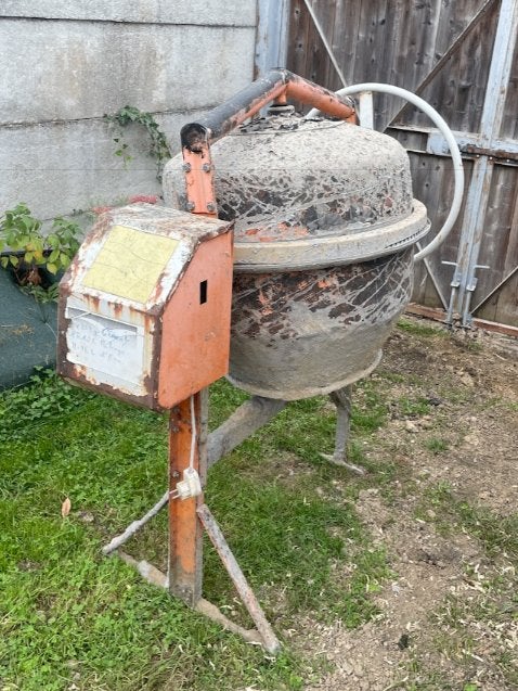 bétonnière Altrad B150 600W 130 litres, Bricolage & Construction, Enlèvement, Utilisé