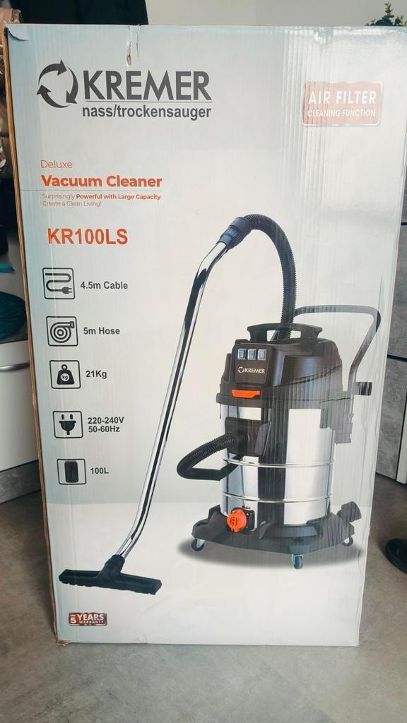 Aspirateur kremer 100l, Enlèvement ou Envoi, Aspirateur