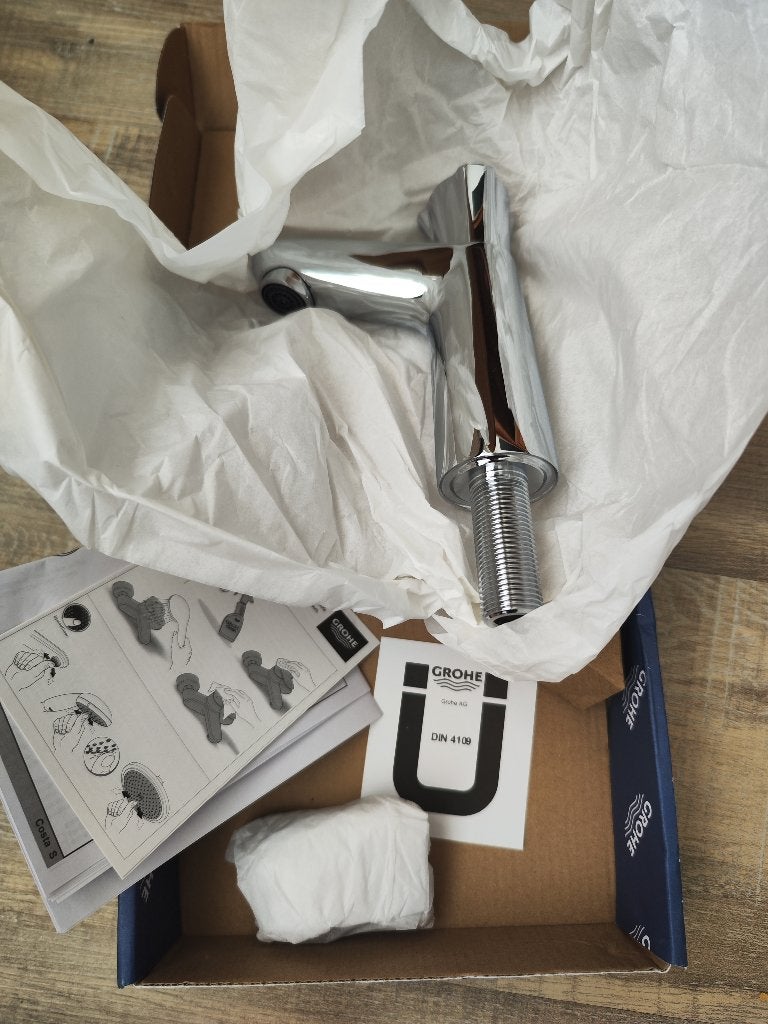 Grohe fonteinkraan, Doe-het-zelf en Bouw, Ophalen, Nieuw, Chroom, Kraan