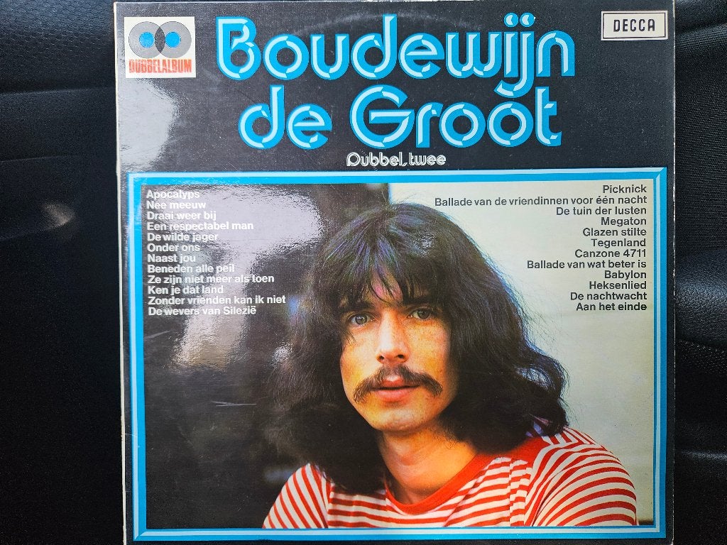 LP Boudewijn De Groot - Dubbel, Twee (2-LP), Cd's en Dvd's, Vinyl | Nederlandstalig, Gebruikt, Dubbel-LP, Ophalen of Verzenden