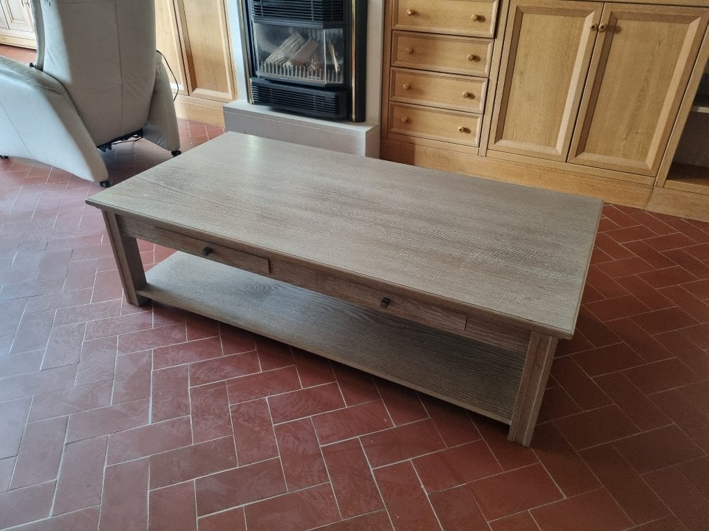 salontafel, Huis en Inrichting, Ophalen, 50 tot 100 cm, Zo goed als nieuw, 150 tot 200 cm
