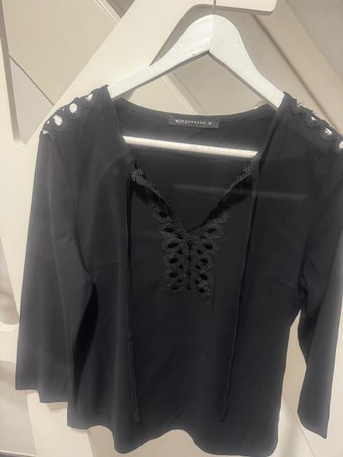 nieuwe zwarte speciale bloes Expresso maat 38, Kleding | Dames, Expresso, Ophalen of Verzenden, Nieuw, Maat 38/40 (M)