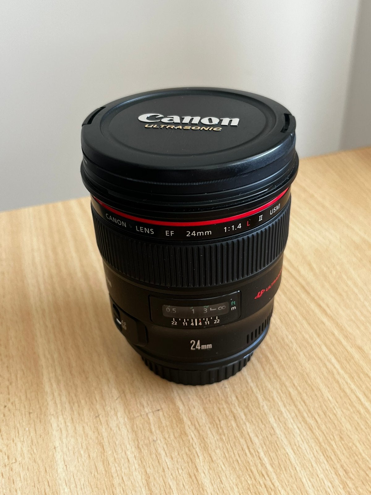 Canon EF 24mm f/1.4 USM Mark II, Audio, Tv en Foto, Foto | Lenzen en Objectieven, Ophalen, Canon, Groothoeklens, 24 mm