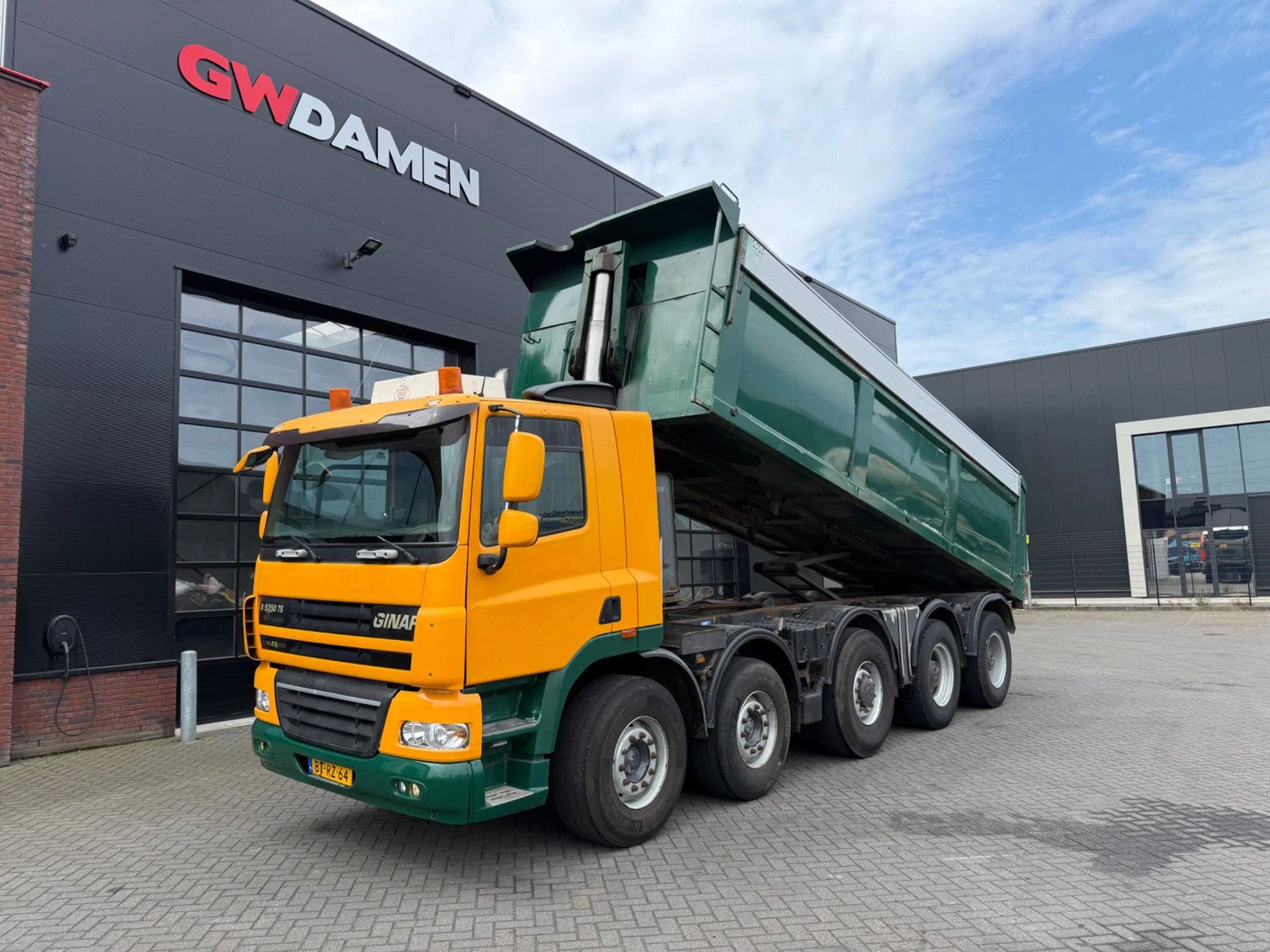 Ginaf X 5350 TS 10x6 Kipper 26 m3 Euro 5, Autos, Camions, Euro 5, Achat, 408 ch, Ginaf