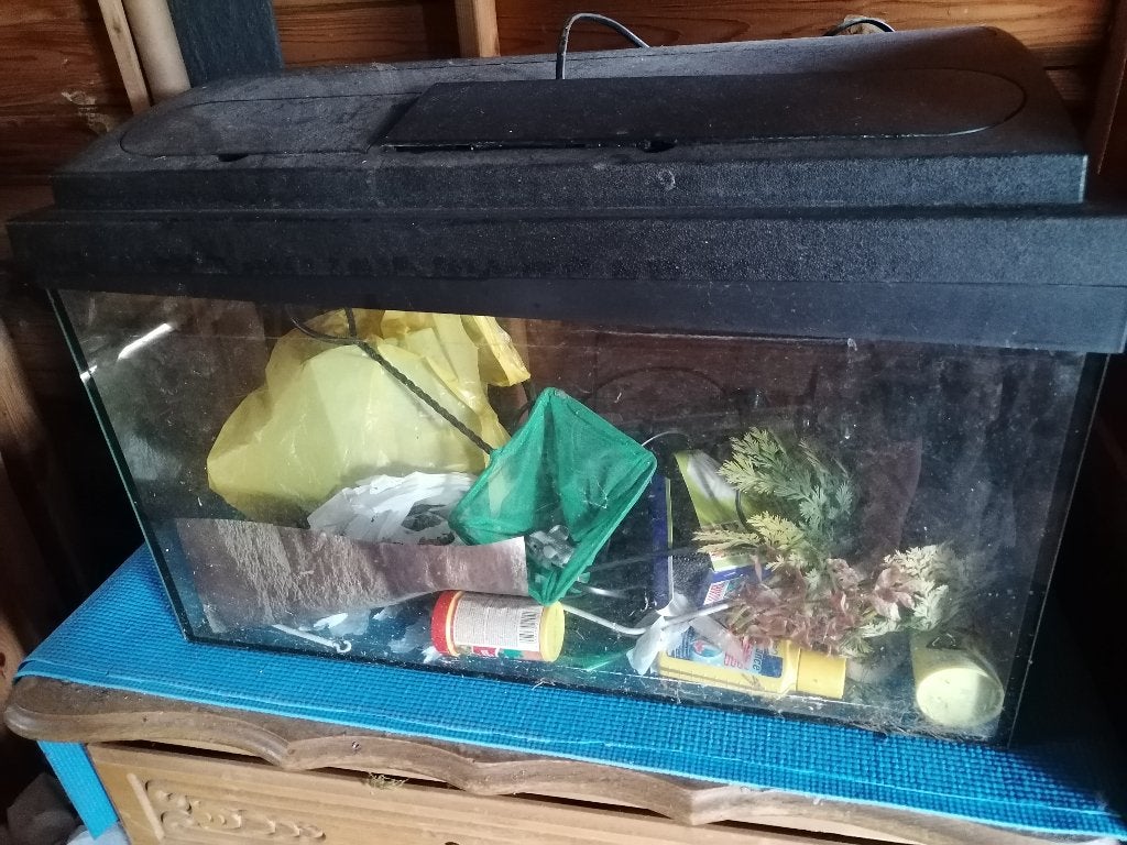aquarium 60l met alle toebehorende, Dieren en Toebehoren, Ophalen, Gebruikt