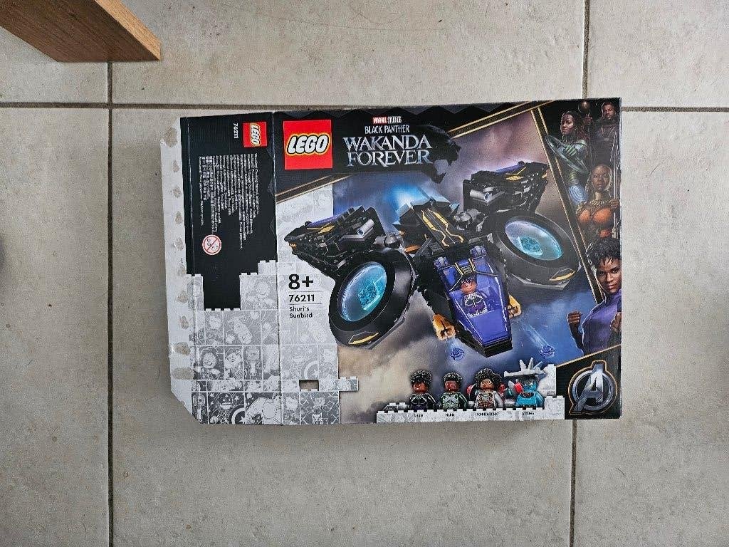 Lego 76211 Shuri's Sunbird, Inclusief instructies, Marvel, Lego, Ophalen of Verzenden