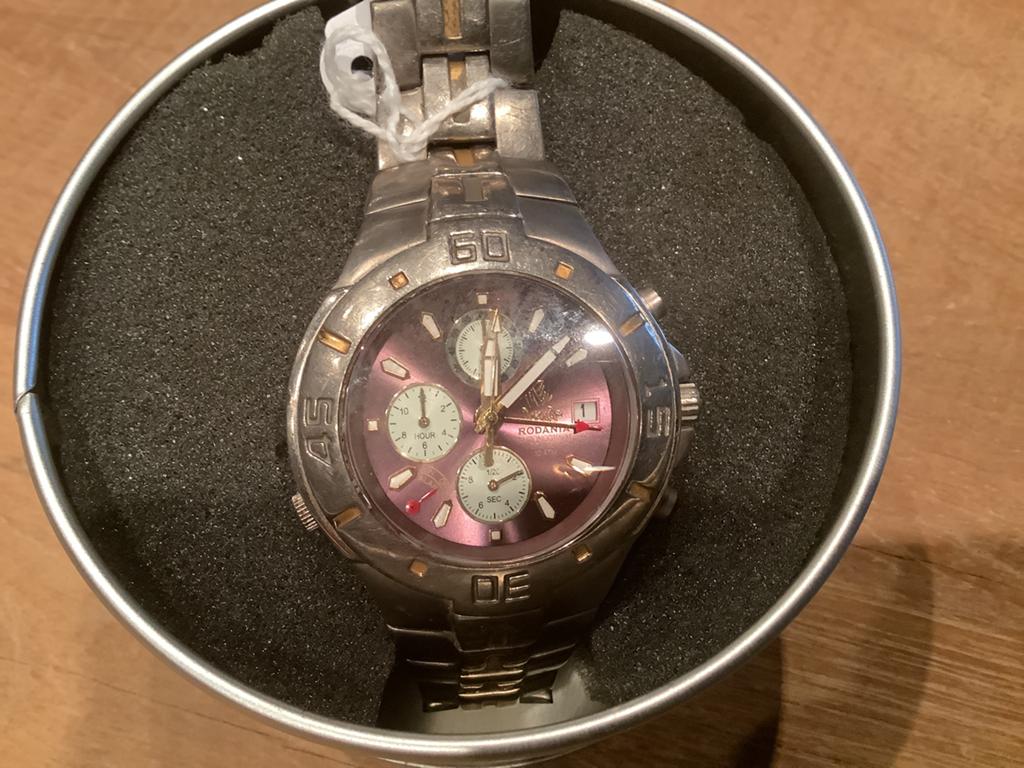 Rodania heren horloge, Ophalen