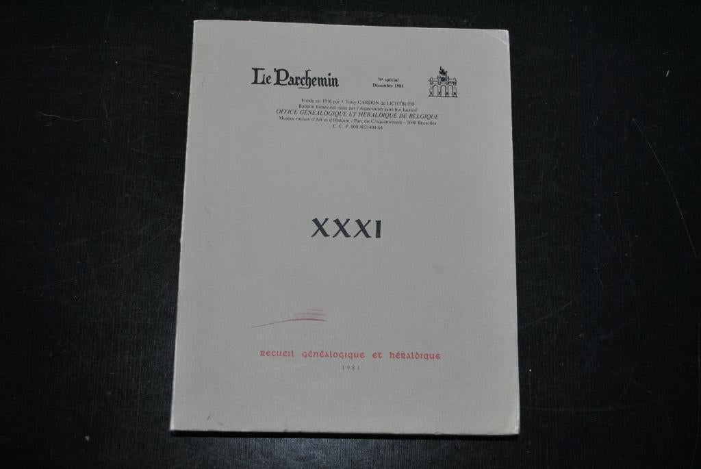 GENEALOGIE HERALDIQUE LE PARCHEMIN 31 LIEGE OTEPPE DE FLOEN, Enlèvement ou Envoi, Utilisé