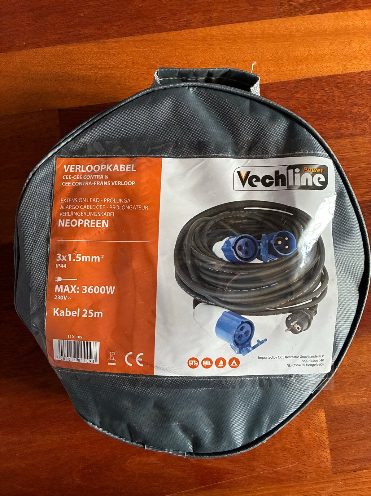 Câble d'extension pour camping-car ou caravane, Enlèvement