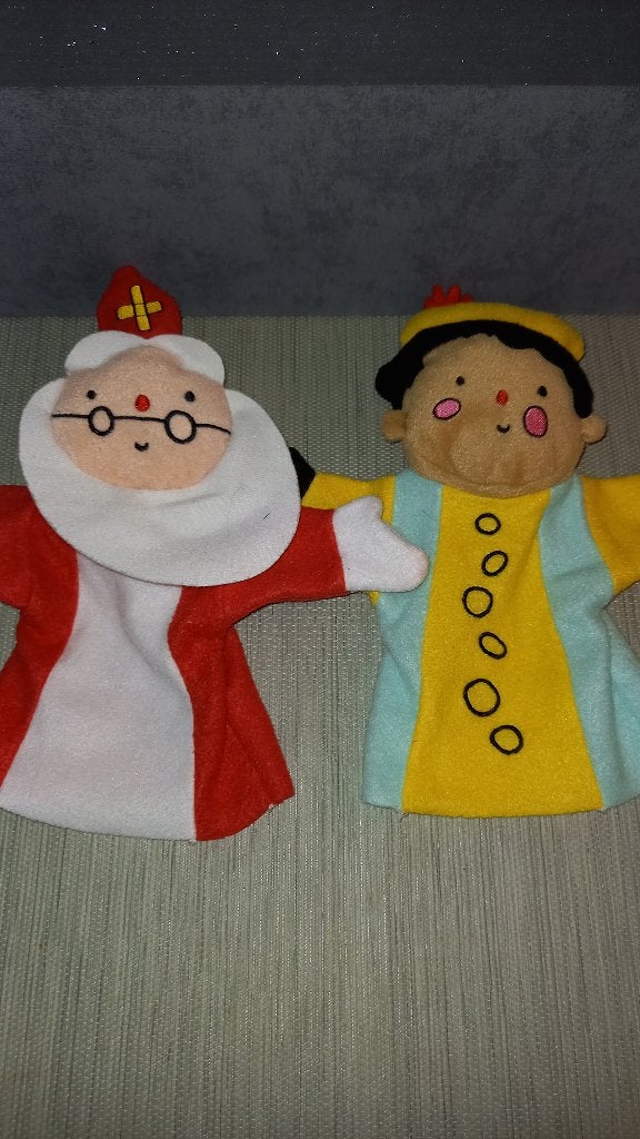 Sinterklaas handpoppen, Ophalen of Verzenden, Gebruikt
