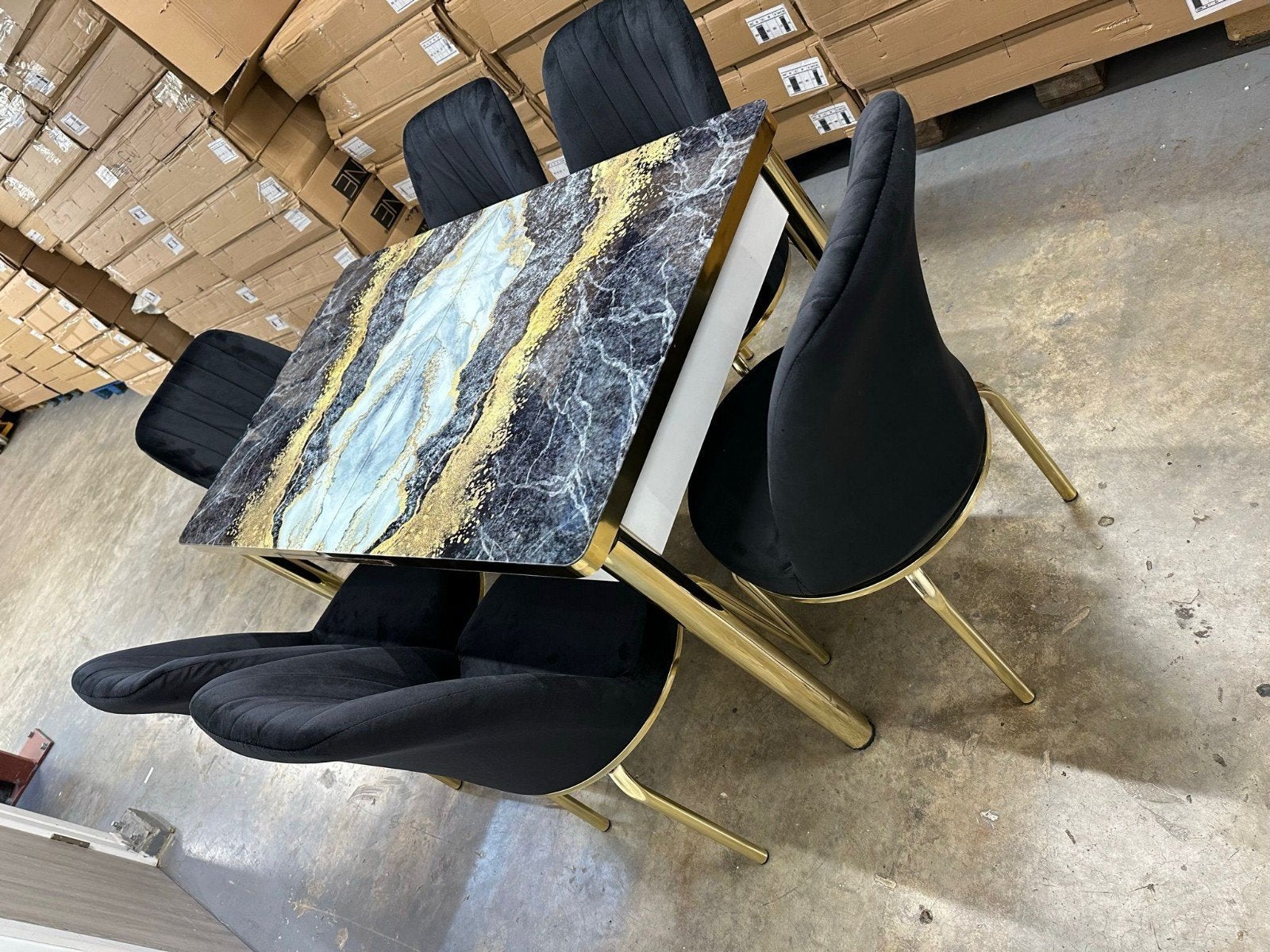 Turkse eettafels met 6 stoelen, topkwaliteit, gratis thuisbe, Huis en Inrichting, Stoelen, Verzenden, Zo goed als nieuw