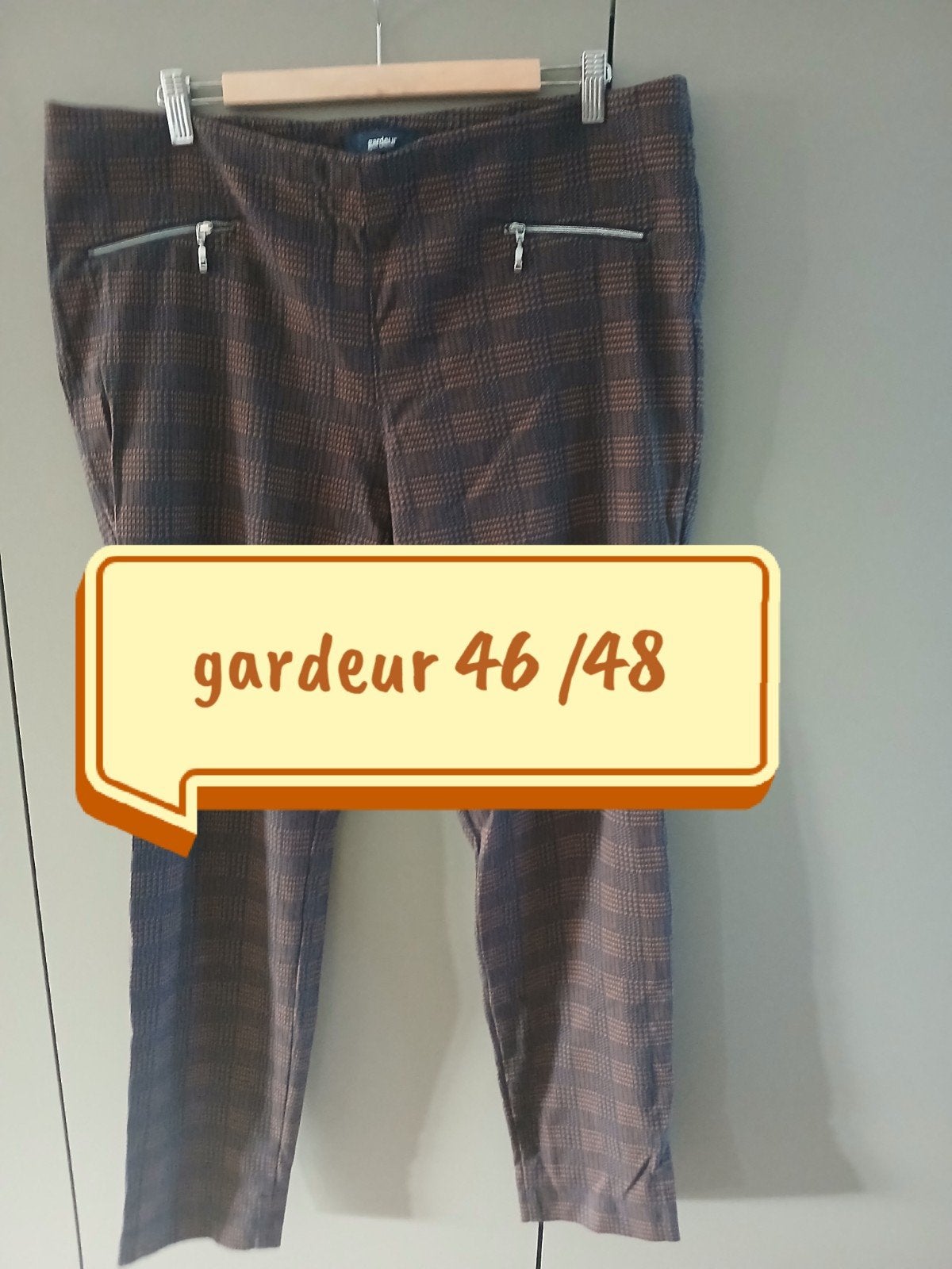 Broek gardeur 46 /48, Vêtements | Femmes, Taille 46/48 (XL) ou plus grande, Enlèvement ou Envoi, Comme neuf, Brun