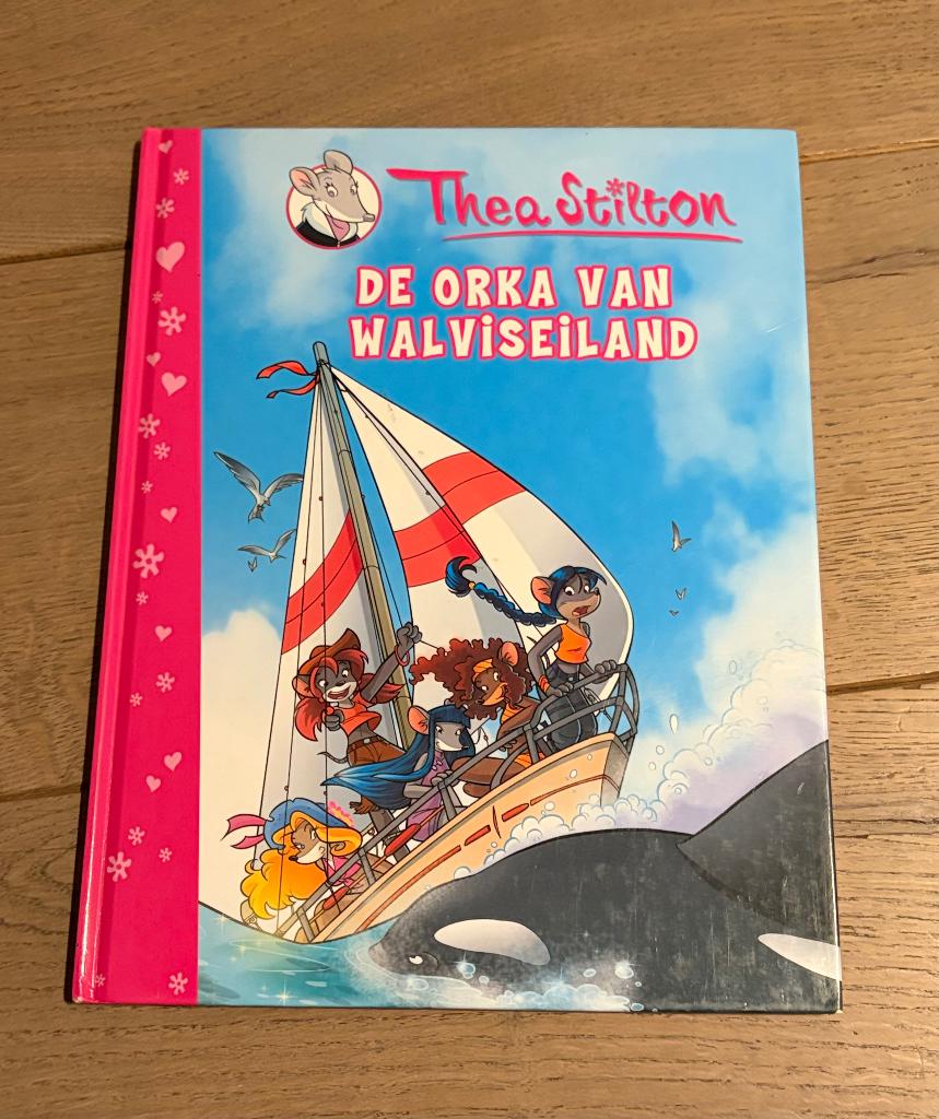 Thea Stilton - De orka van walviseiland, Eén stripboek, Ophalen of Verzenden, Zo goed als nieuw