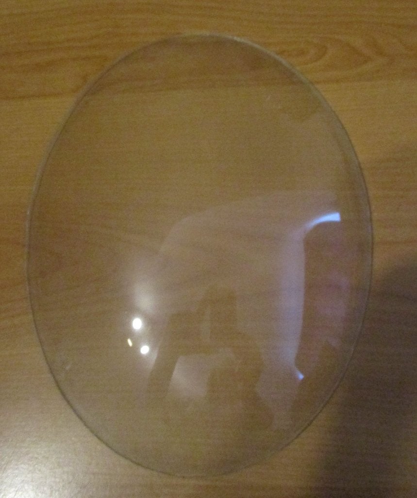 ovaal gebold glas voor kader, Antiek en Kunst, Ophalen