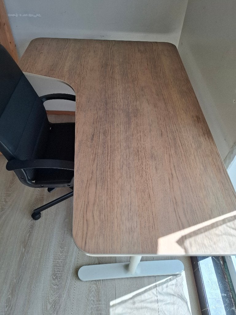 Bureau, Huis en Inrichting, Ophalen, Gebruikt, Hout, Hoekbureau