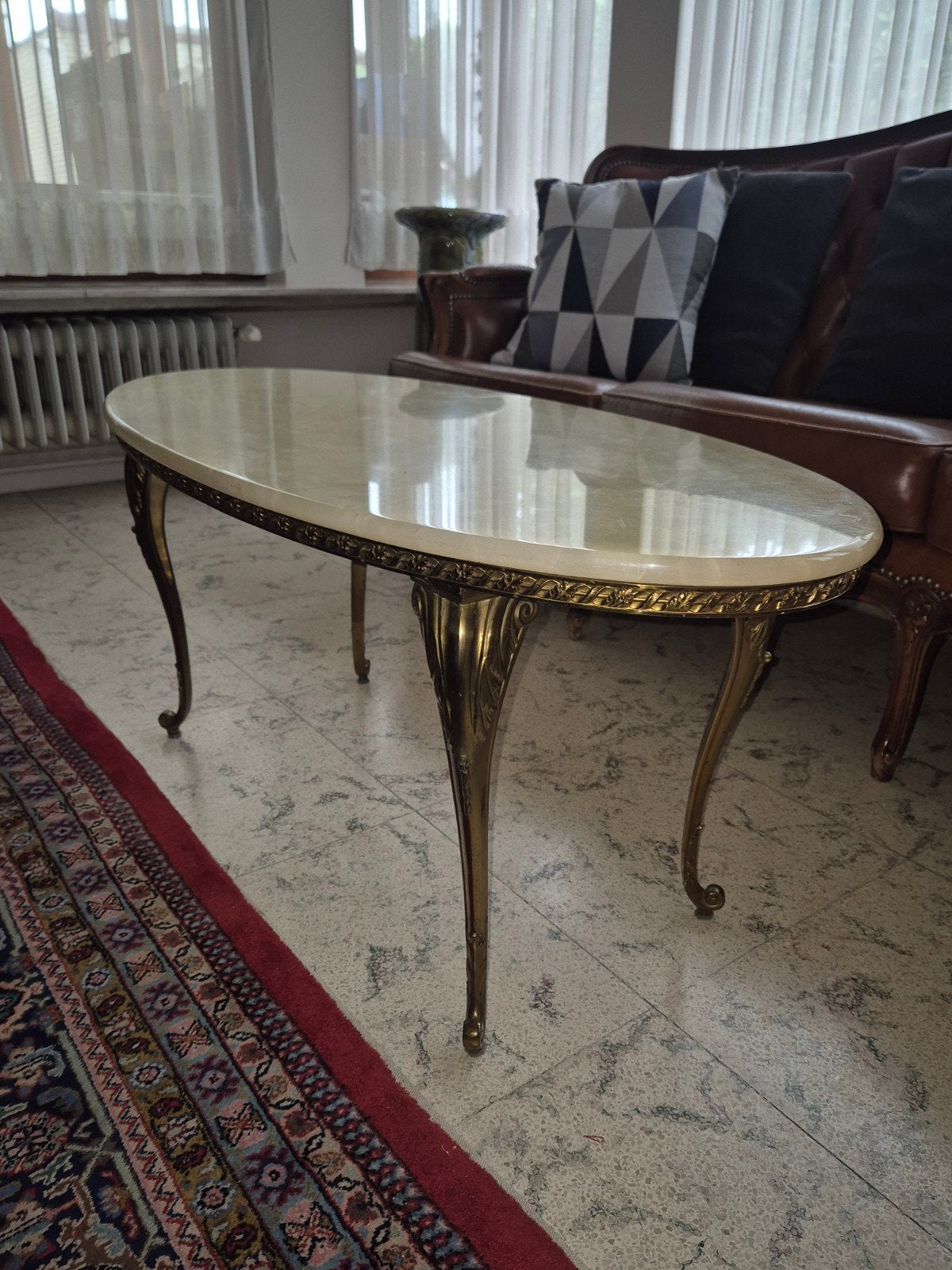 oude salontafel - marmer, Ophalen