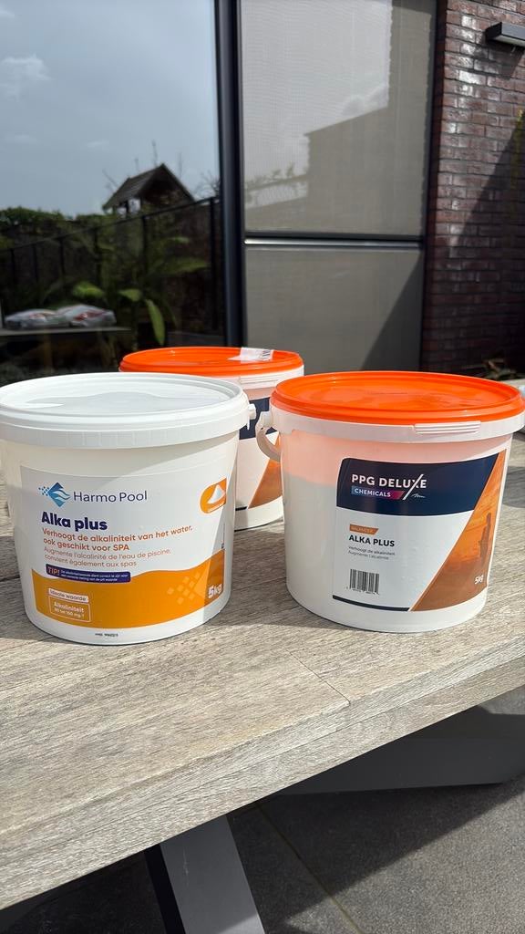 Waterbehandelingsprodukten zwembad, Ophalen, Nieuw