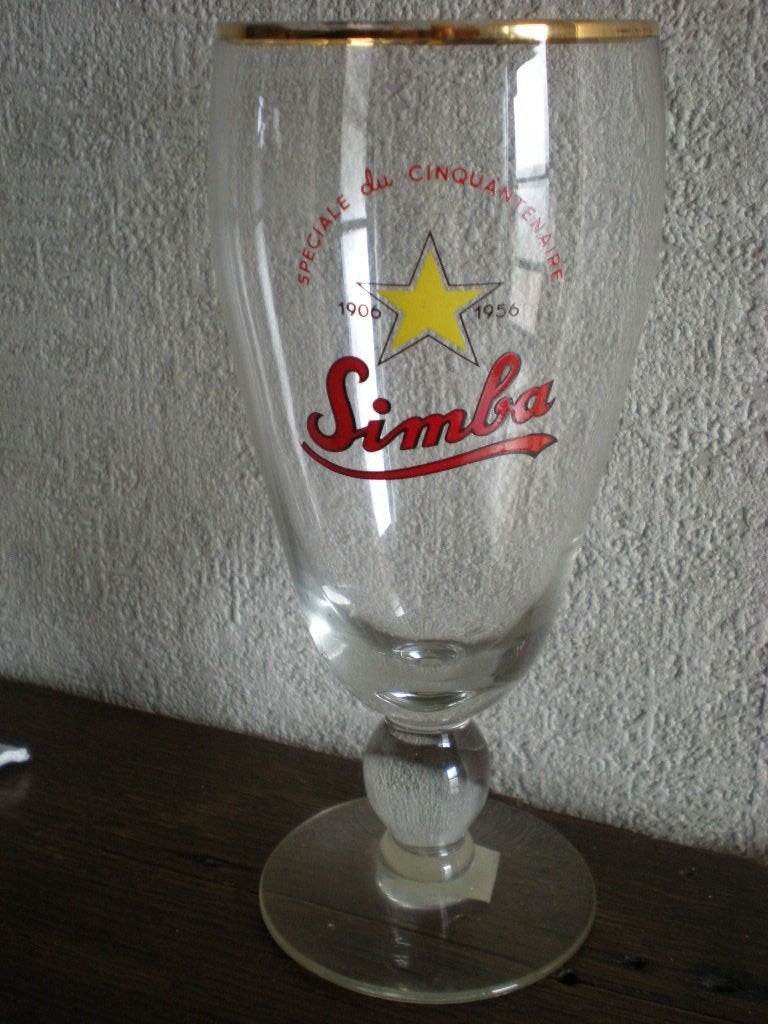 SIMBA  Spéciale du Cinquantenaire, Collections, Enlèvement ou Envoi, Comme neuf, Verre ou Verres
