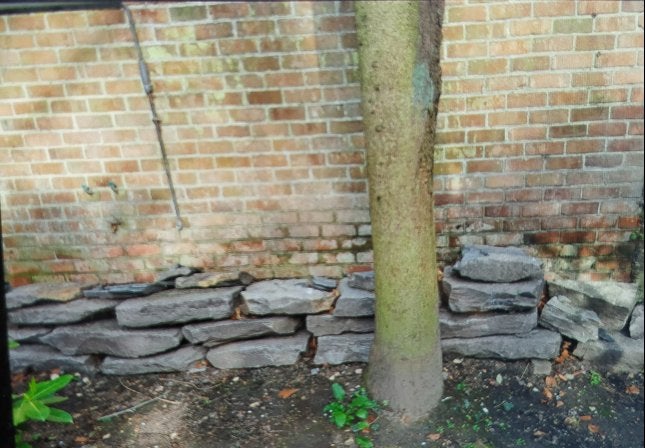 Blauwe stenen, Tuin en Terras, Tegels en Klinkers, Ophalen, Gebruikt, Natuursteen, Overige typen