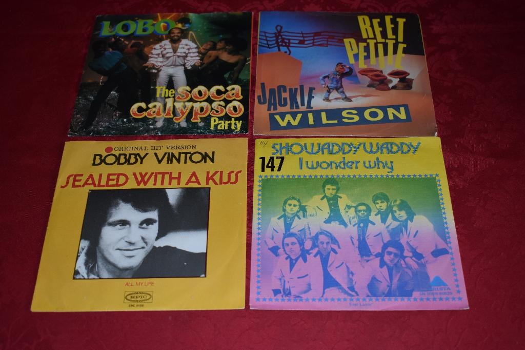 3 setjes 45t's  top hits, Ophalen of Verzenden, 1960 - 1969, Zo goed als nieuw, 7 inch