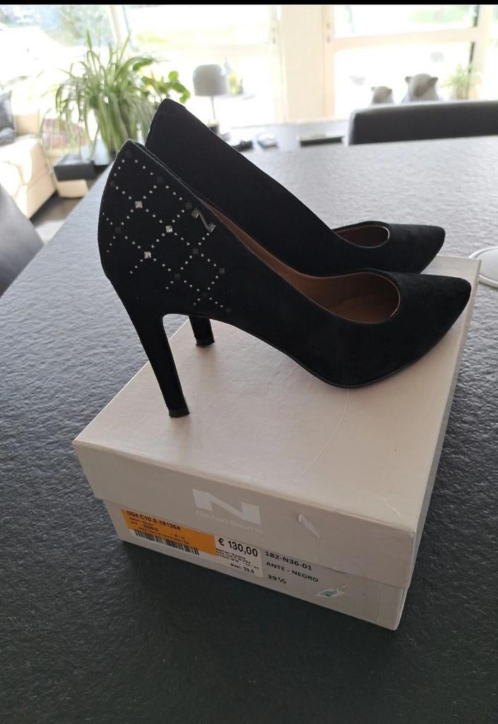 Zwarte pumps Nathan Baume maat 39,5 ,  1x gedragen,, Ophalen of Verzenden, Pumps