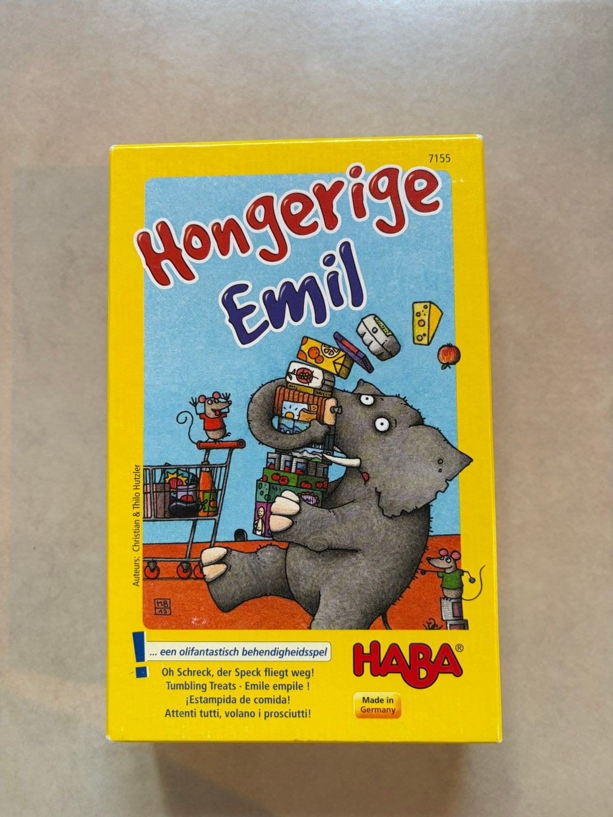 Hongerige Emil spel, Ophalen, Zo goed als nieuw