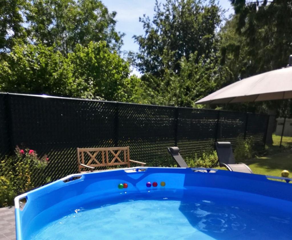 Opzetzwembad 366x76 cm, Ophalen, Zo goed als nieuw, Rond, Opzetzwembad