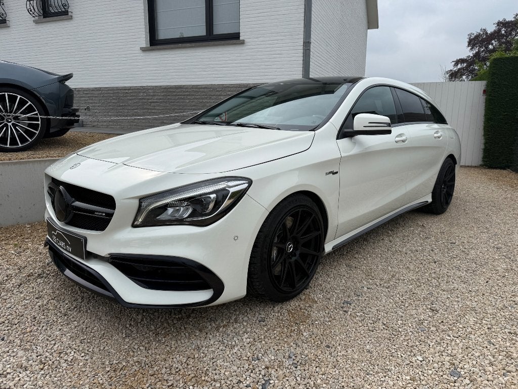 Mercedes CLA 45 AMG shooting break, Automaat, CLA, Wit, Leder