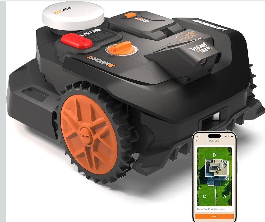 Worx Vision Cloud 304e - draadloze grasbot, Tuin en Terras, Ophalen