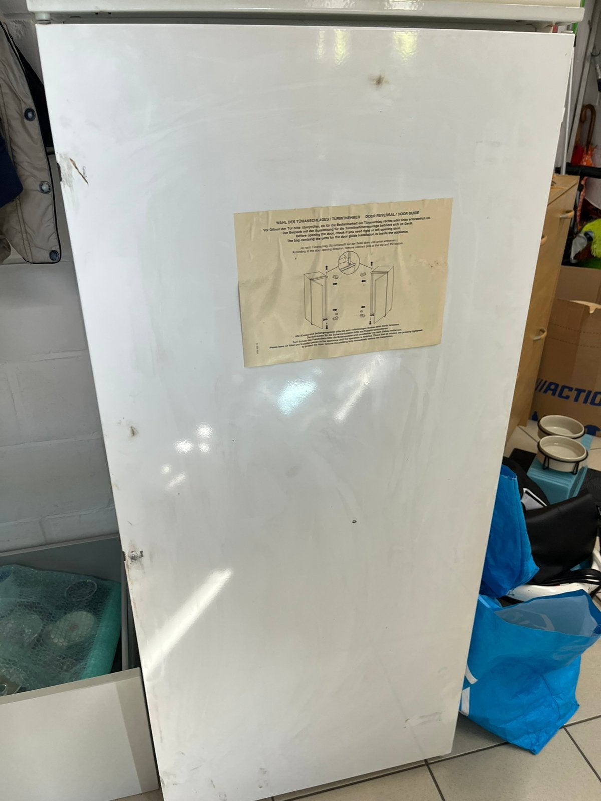 AEG inbouwfrigo (hoogte 1220), Elektronische apparatuur, Vriezers en Diepvrieskisten, Ophalen, Gebruikt