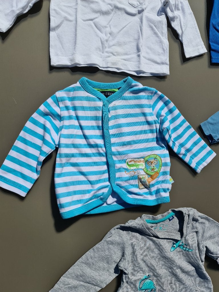 cardigan, gillet, pull, trui met knopen Blue Seven3-6m/62cm, Kinderen en Baby's, Babykleding | Maat 62, Ophalen, Zo goed als nieuw