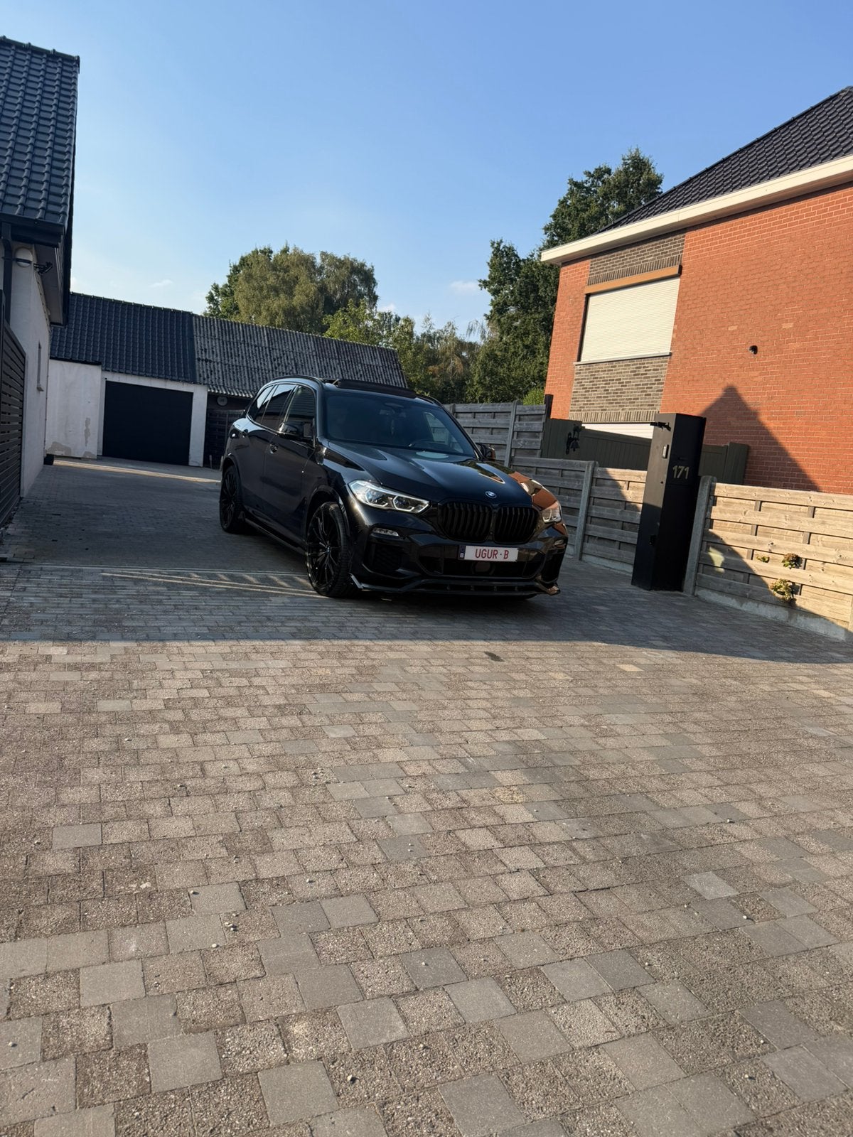 Bmw x5 45e hybrid, Auto's, Zwart, Parkeerassistent, Te koop, Leder en Alcantara