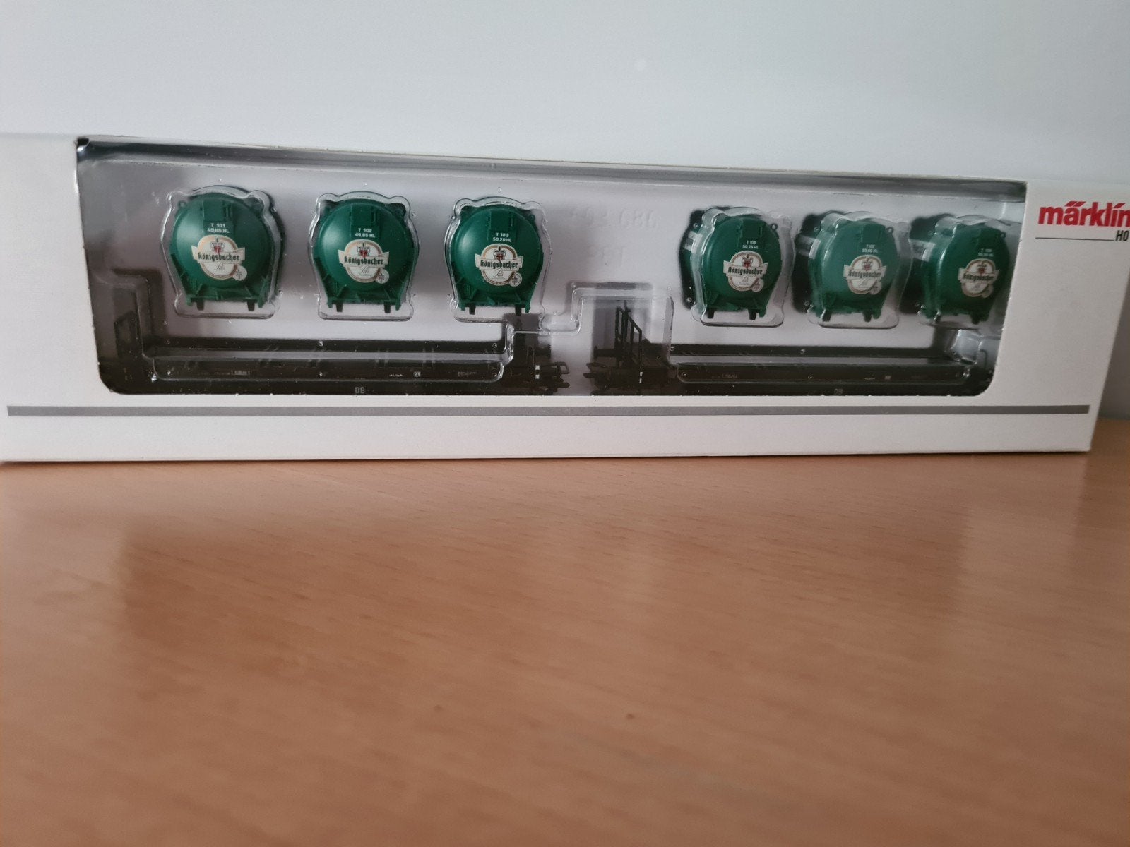 Conteneur-citerne à 2 remorques Märklin 48944 neuf, Neuf, Enlèvement ou Envoi, Courant alternatif, Wagon