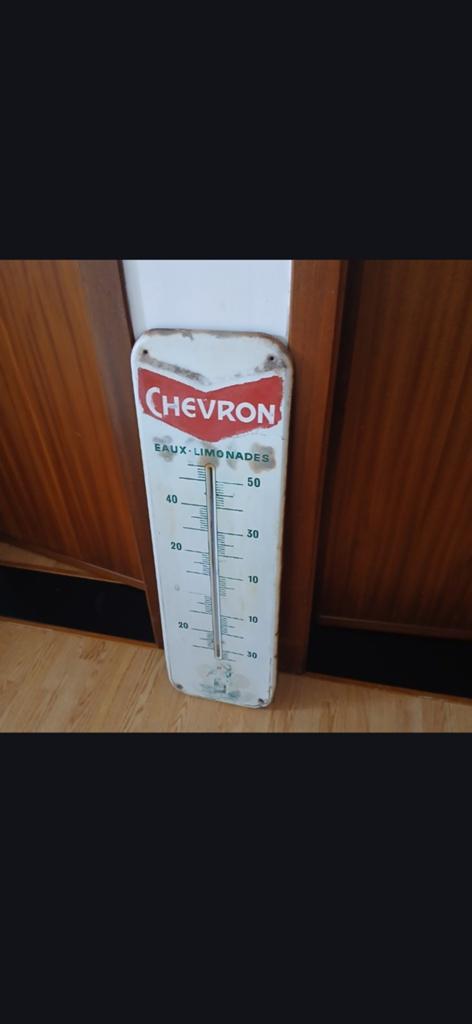 Grote thermometer Chevron, Ophalen of Verzenden