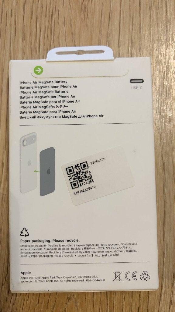 Nouveau bloc-batterie MagSafe pour Apple iPhone Air, Enlèvement ou Envoi, Apple