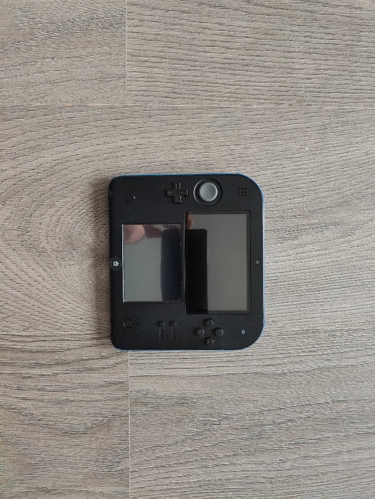 Nintendo 2DS - Blauw/zwart met opbergtasje, Ophalen, Zwart, 2DS, Zo goed als nieuw