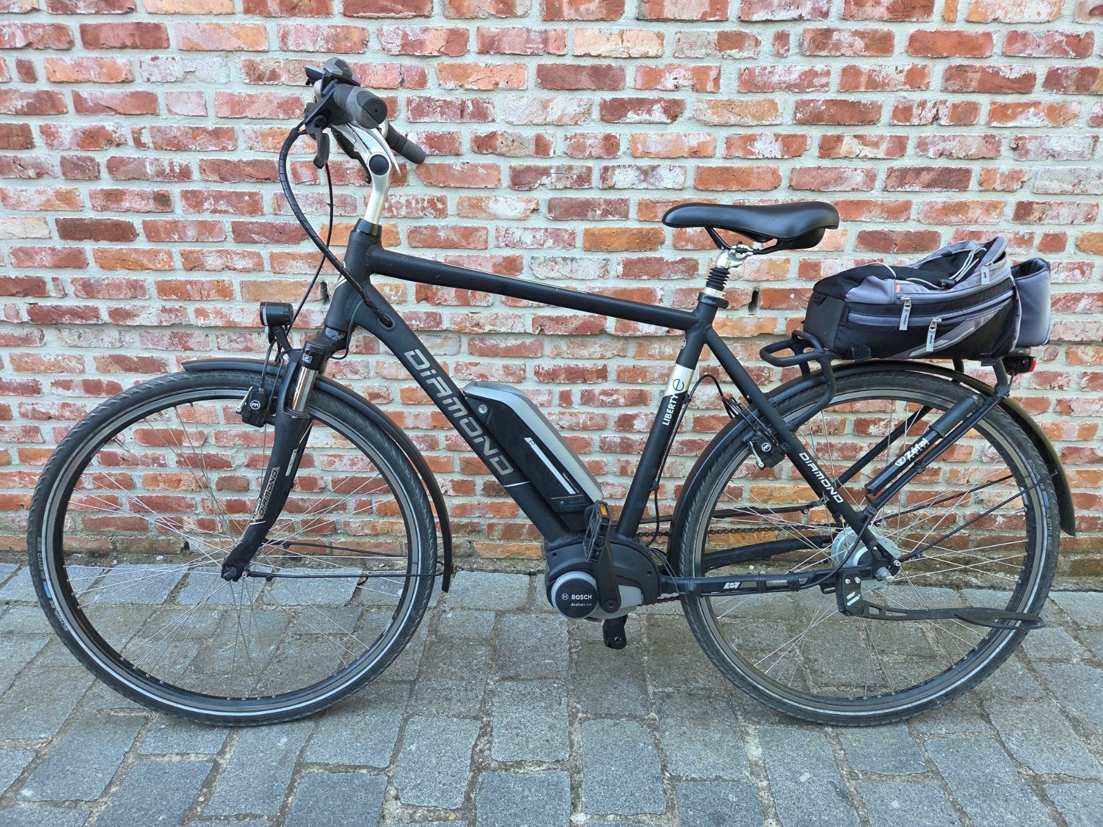 Diamond e liberty elektrische fiets - 4907 km - batterij 91%, Zo goed als nieuw, 50 km per accu of meer, 55 tot 59 cm, Ophalen