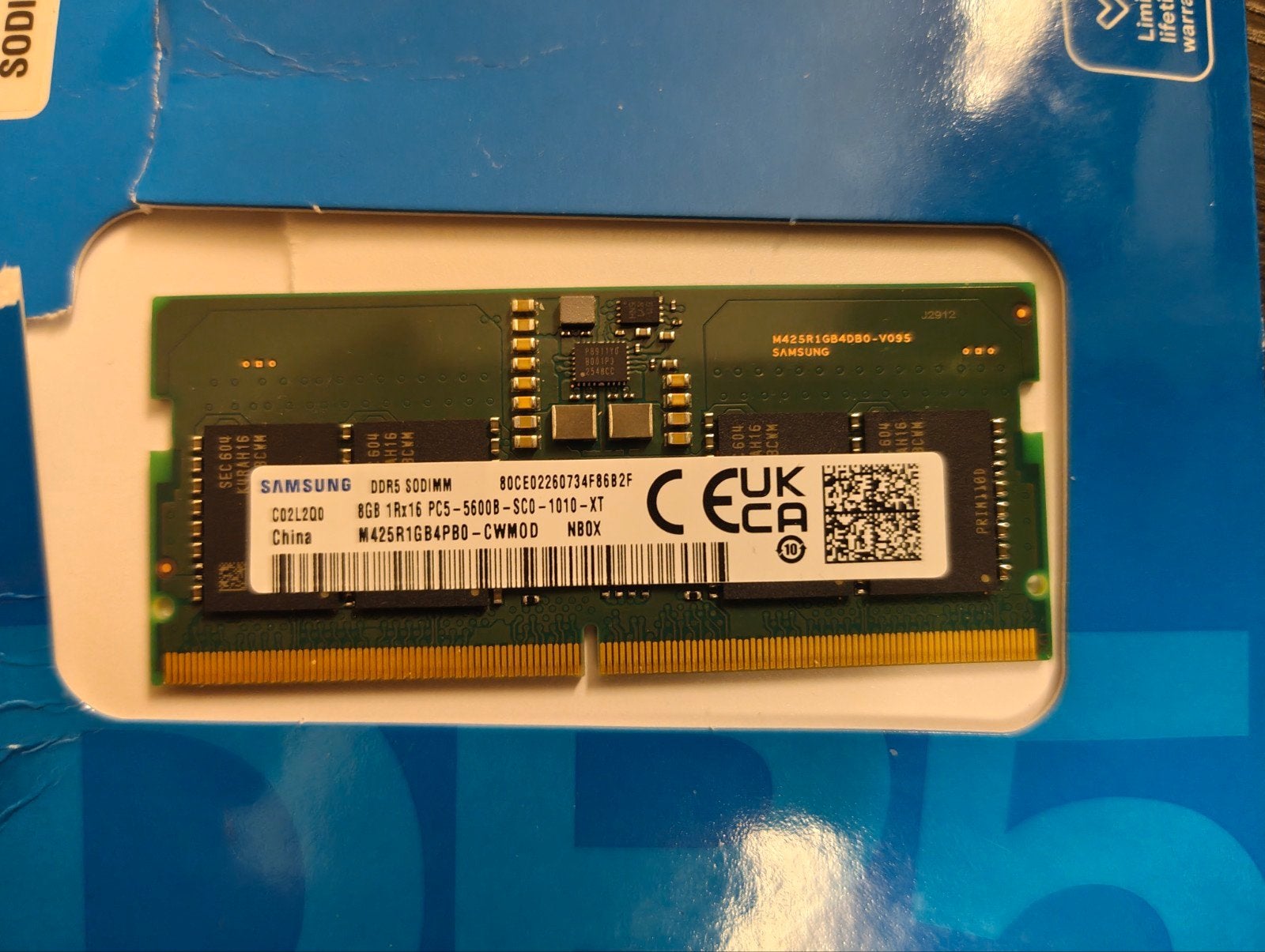 DDR5 5600mhz 8GB RAM, Computers en Software, Ophalen of Verzenden, DDR5
