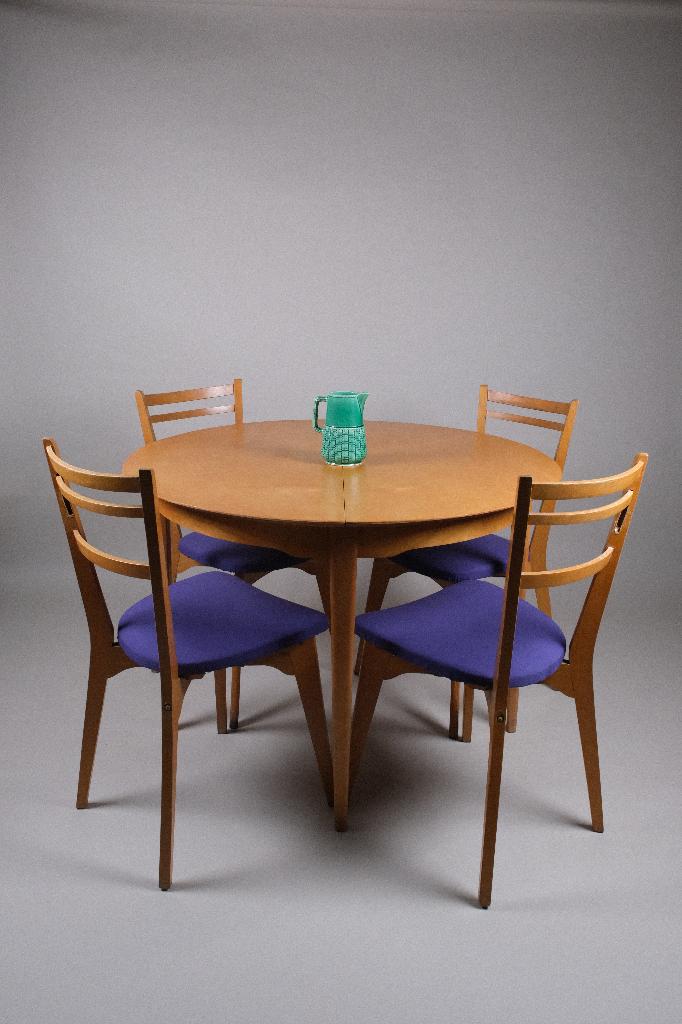 Table ronde Sandinave Vintage, Ophalen, Gebruikt