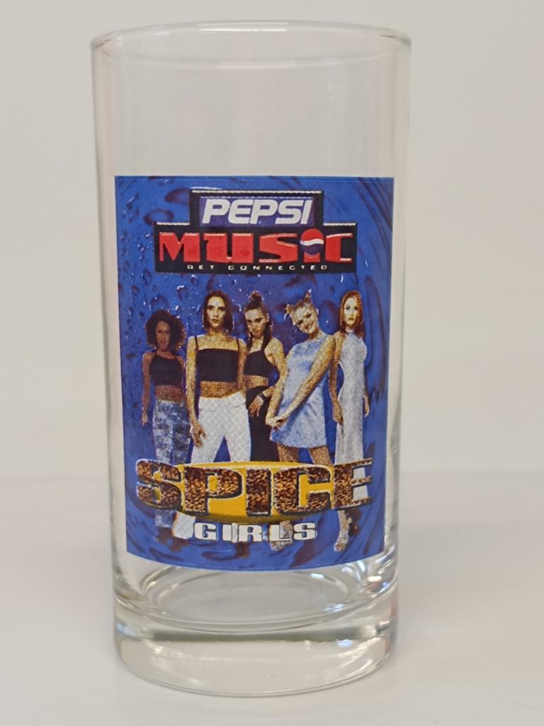 Spice Girls Pepsi Music 90's vintage glas, Enlèvement ou Envoi