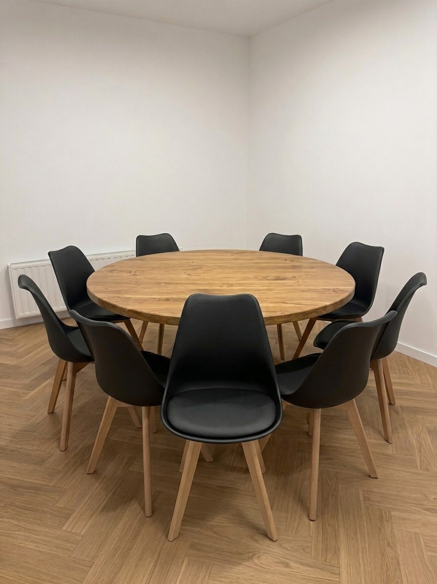 Zwarte eetkamer stoelen te koop 12 stuks beschikbaar, Ophalen of Verzenden, Zo goed als nieuw