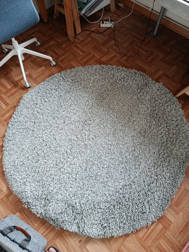 Rond tapijt, Maison & Meubles, 150 à 200 cm, Gris, Rond, 150 à 200 cm