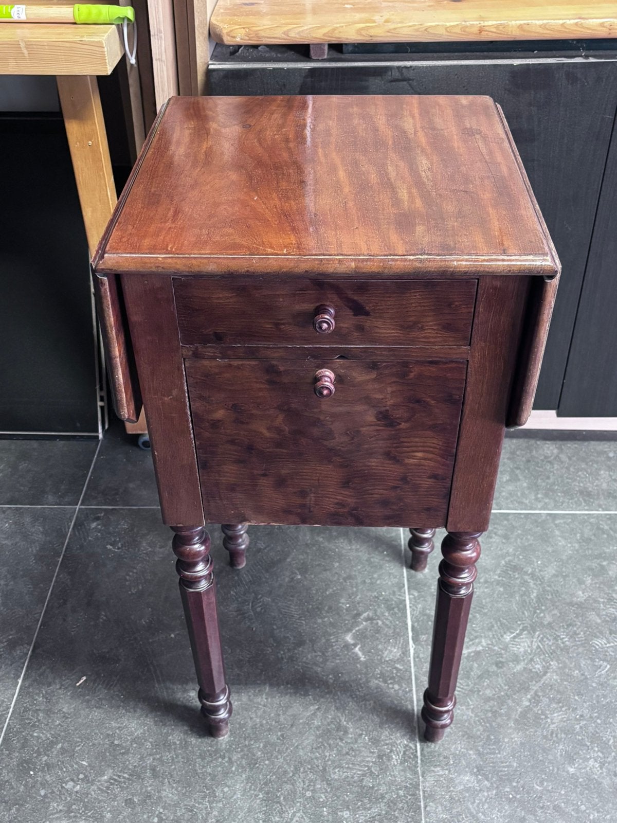 Ancienne table de chevet 36x40x80, Enlèvement, Comme neuf