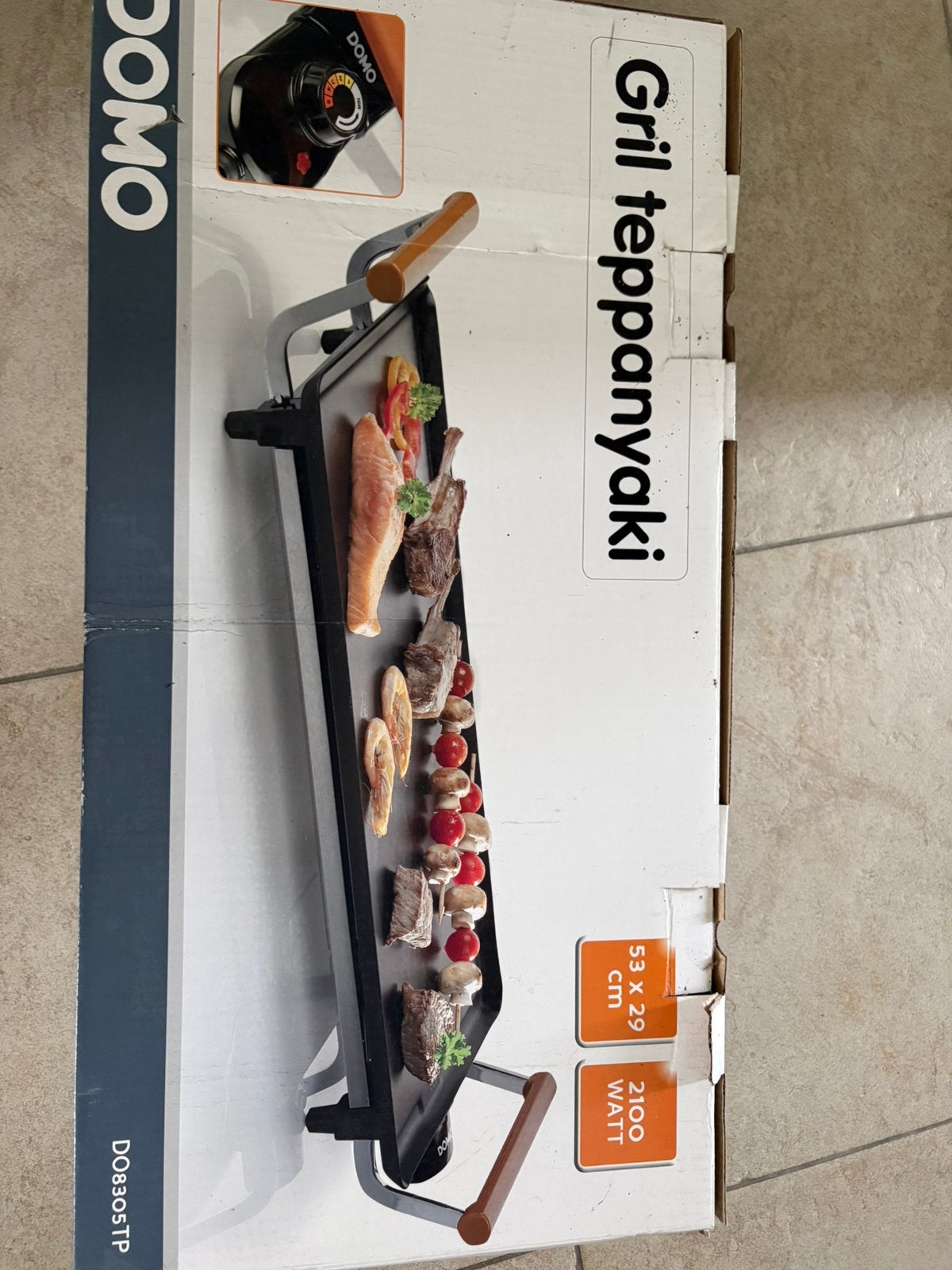 Gril Teppanyaki, Ophalen, Zo goed als nieuw