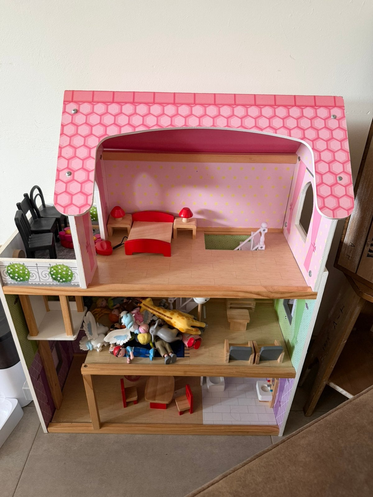 Poppenhuis, Kinderen en Baby's, Speelgoed | Poppenhuizen, Ophalen, Gebruikt, Poppenhuis